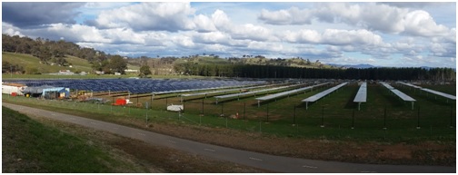 Mt. Majura 2.3MW Tracking Solar Plant (2015 - 2016)